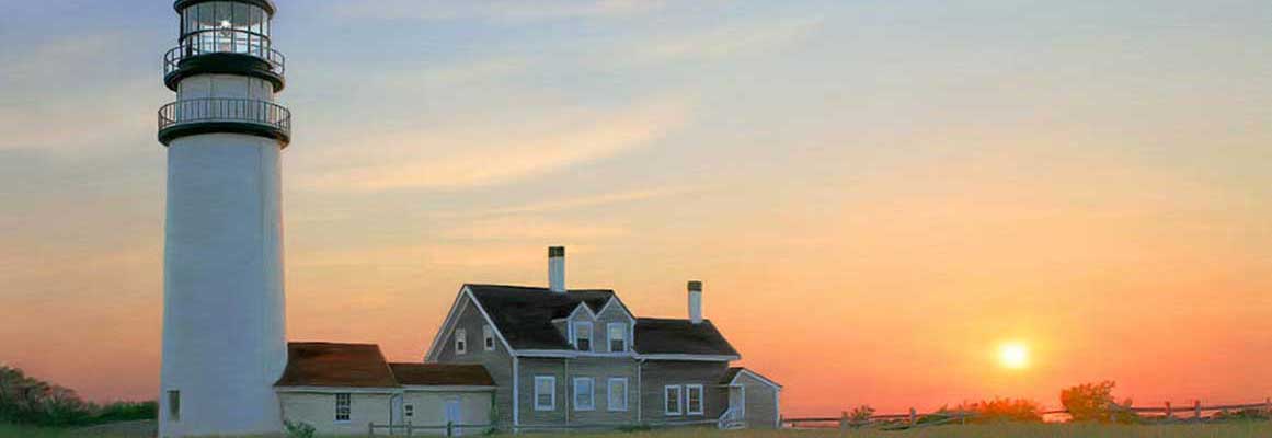 Feel safe as the sun sets with an alarm system from Cape Cod Alarm.